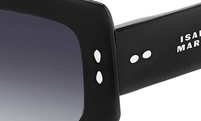 Shop Isabel Marant 54mm Gradient Cat Eye Sunglasses In Black/ Grey Shaded