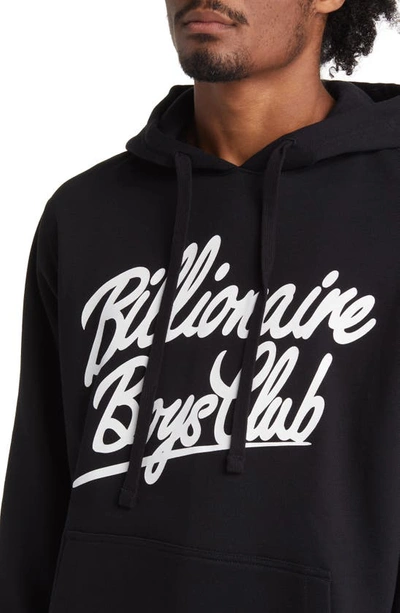Shop Billionaire Boys Club Script Graphic Hoodie In Black