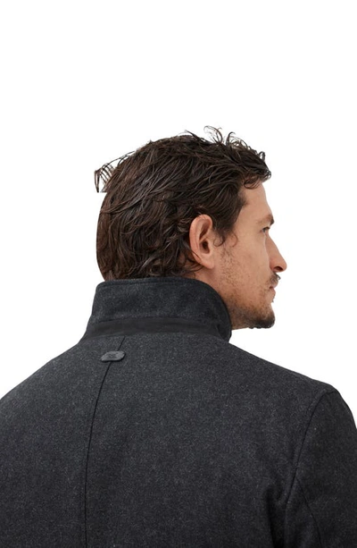 Shop Rodd & Gunn Longbush Wool Blend Jacket In Graphite