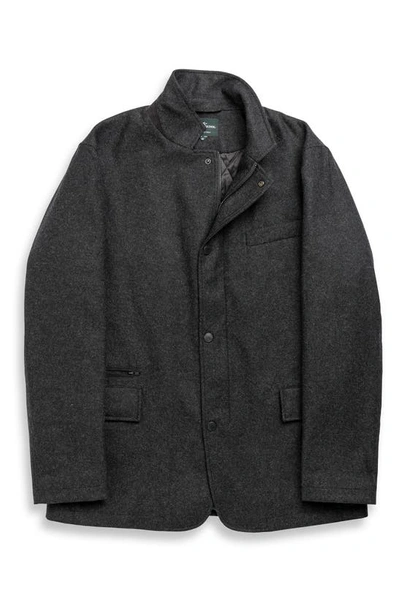Rodd & Gunn Longbush Wool Blend Jacket In Graphite