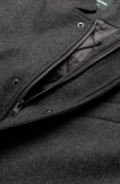 Rodd & Gunn Longbush Wool Blend Jacket In Graphite