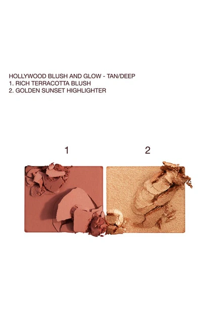 Shop Charlotte Tilbury Hollywood Blush & Glow Face Palette In Tan/ Deep