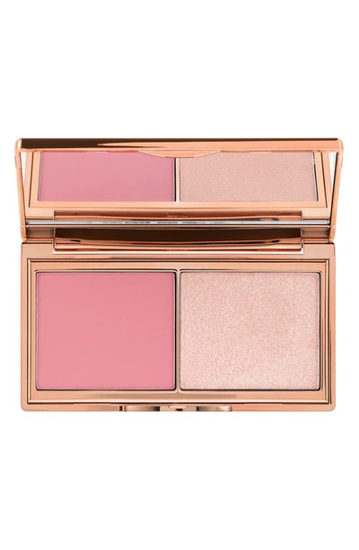 Shop Charlotte Tilbury Hollywood Blush & Glow Face Palette In Light/ Medium