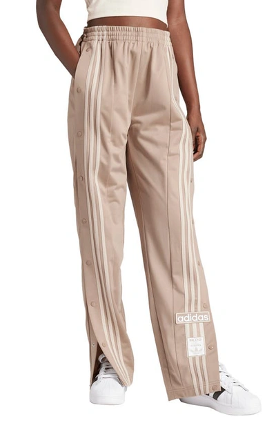 Shop Adidas Originals Adibreak Recycled Polyester Track Pants In Chalky Brown