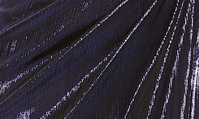 Shop Mac Duggal Twist Front Long Sleeve Sheath Cocktail Dress In Purple