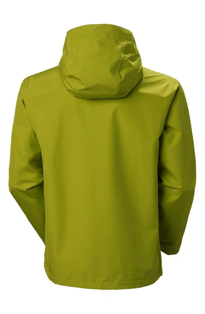 Shop Helly Hansen Seven J Waterproof & Windproof Jacket In Olive Green