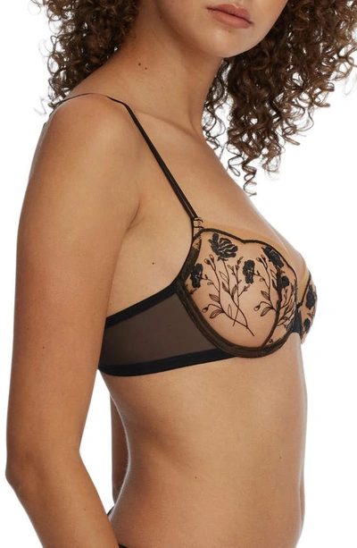 Skarlett Blue Enamoured Balconette Underwire Bra In Black Combo