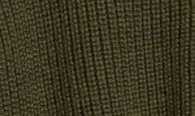 Shop Officine Generale Merino Wool Zip Cardigan In Olive