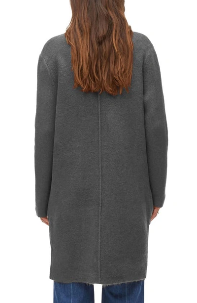 Michael Stars Sumi Knit Cardigan Coat In Charcoal