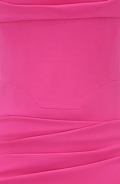 Shop House Of Cb Milena Jersey Corset Maxi Dress In Hot Pink