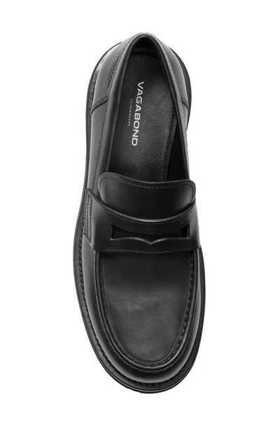 Vagabond Shoemakers Cameron Penny Loafer In Black