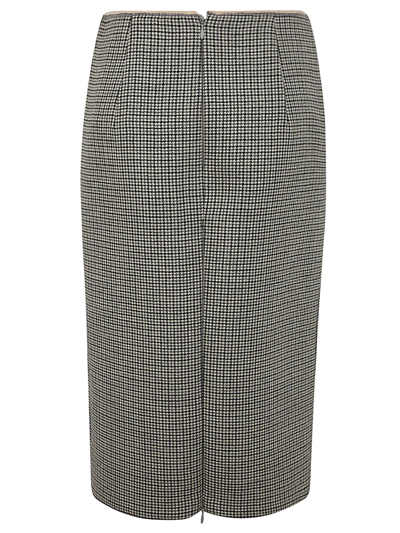 Shop N°21 Micro Galles Pencil Skirt In Brown