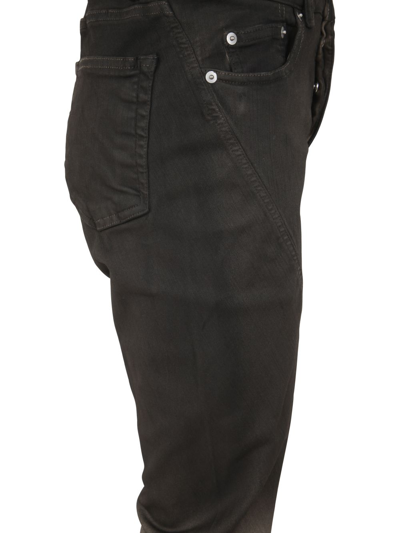 Shop Rick Owens Bias Bootcut Denim Jeans In Black
