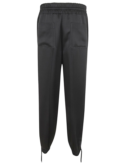 Shop Jil Sander Relaxed Fit Jogging Pant With Tuxedo Band In Black