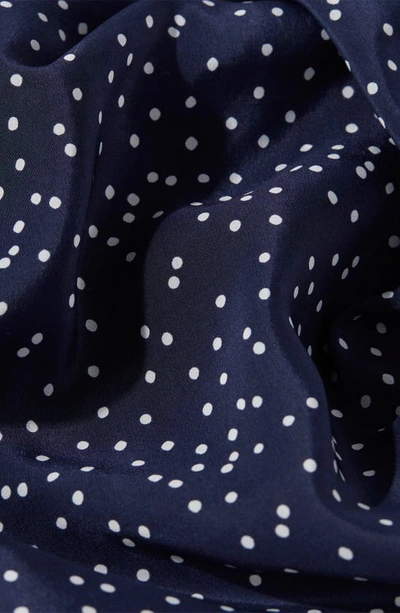 Vineyard Vines Scattered Dot Long Sleeve Maxi Dress In Scattered Dot - Navy