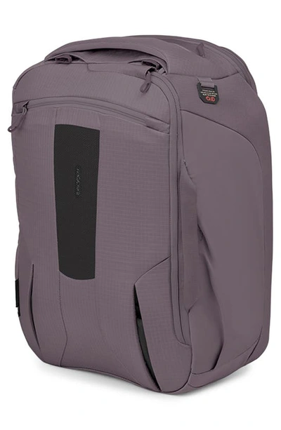Osprey Sojourn Porter 46-liter Recycled Nylon Travel Backpack In Graphite Purple