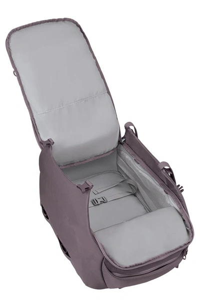 Osprey Sojourn Porter 46-liter Recycled Nylon Travel Backpack In Graphite Purple