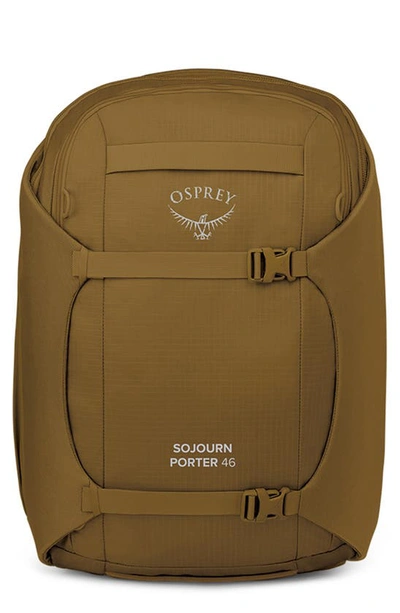 Shop Osprey Sojourn Porter 46-liter Recycled Nylon Travel Backpack In Brindle Brown