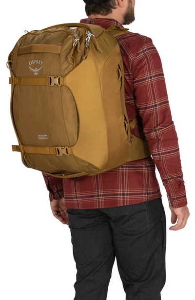 Osprey Sojourn Porter 46-liter Recycled Nylon Travel Backpack In Brindle Brown