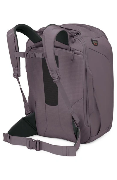 Osprey Sojourn Porter 46-liter Recycled Nylon Travel Backpack In Graphite Purple