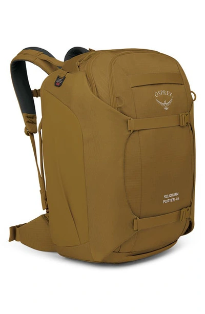 Osprey Sojourn Porter 46-liter Recycled Nylon Travel Backpack In Brindle Brown