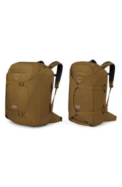 Shop Osprey Sojourn Porter 46-liter Recycled Nylon Travel Backpack In Brindle Brown