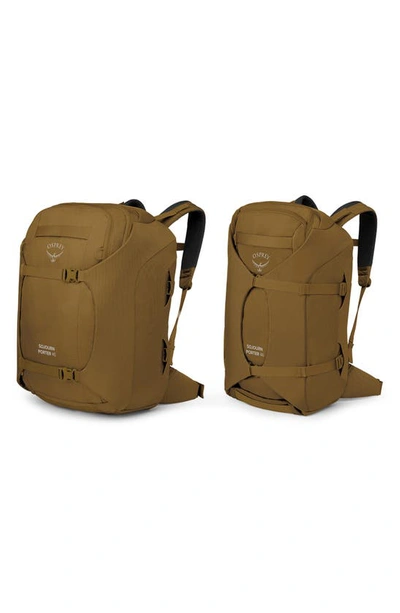 Osprey Sojourn Porter 46-liter Recycled Nylon Travel Backpack In Brindle Brown