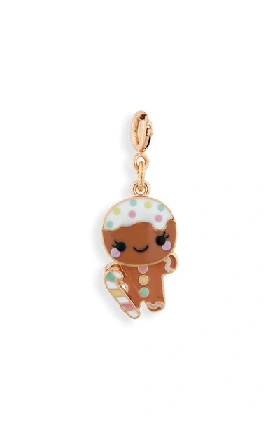 Charm It !® Kids' Gingerbread Person Charm In Brown