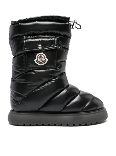 Shop Moncler Gaia Padded Boots In Black