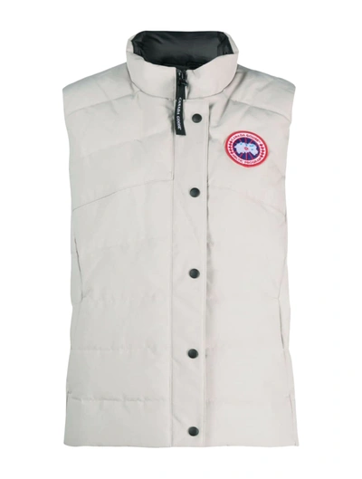 Shop Canada Goose Padded Vest In Nude & Neutrals