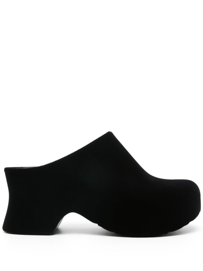 Shop Loewe Terra Foam 90 Clogs - Women's - Rubber/fabric/foam In Black
