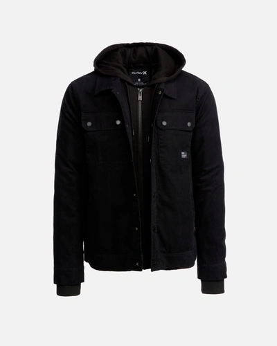 Thread Collective Men's Barris Trucker Jacket In Black