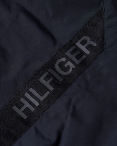 Tommy Hilfiger Navy Blue Zip-up Jacket In Blue