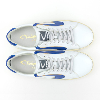 Shop Valsport White Leather Sneakers