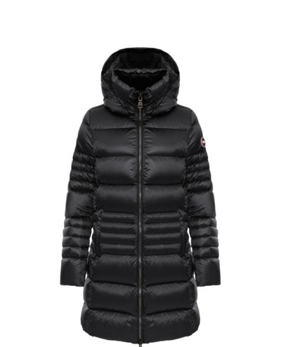 Shop Colmar Originals Black Mid-length Down Jacket