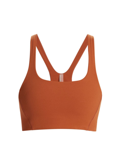 Shop Fp Movement Women's Never Better Stretch Sports Bra In Red Earth