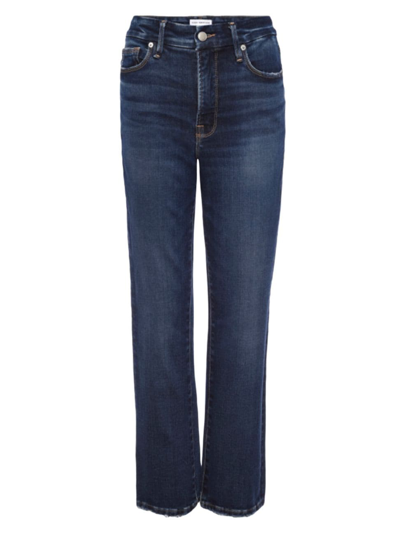 Shop Good American Women's Good Legs Straight Jeans In Indigo