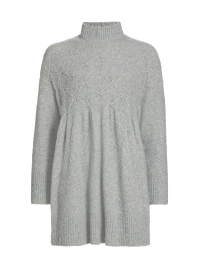 Shop Free People Women's Jaci Wool-blend Minidress In Heather Gray
