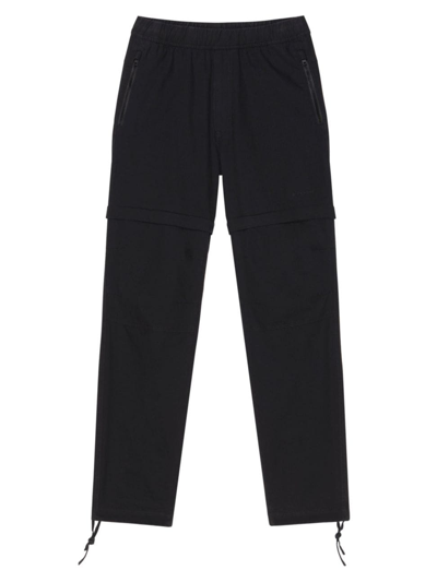 Shop Givenchy Men's Two In One Detachable Zip Off Pants In Light Denim In Black