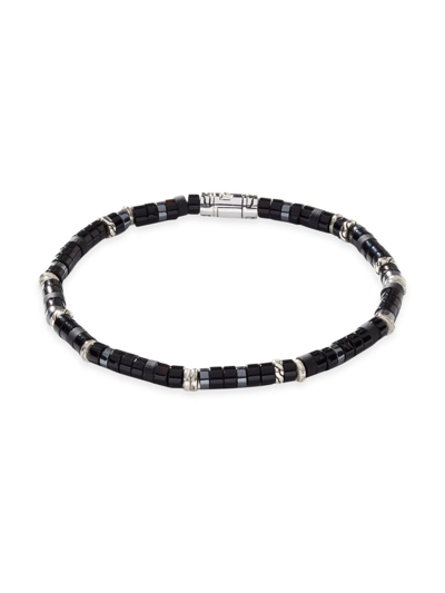 Shop John Hardy Women's Chain Classic Sterling Silver, Black Onyx & Hematite Bead Bracelet