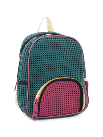 Shop Light+nine Kid's Mini Backpack In Artist Green