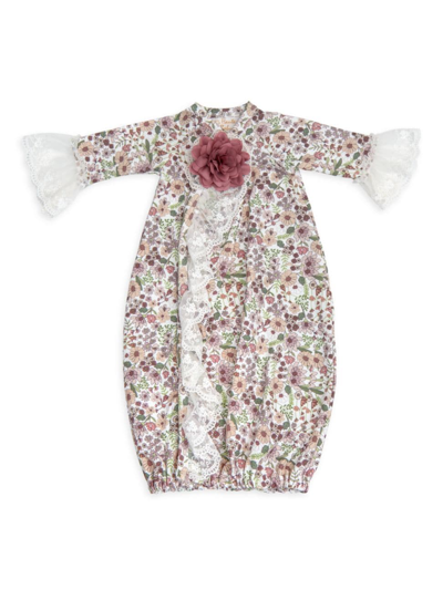Shop Haute Baby Baby Girl's Serendipity Gown In Purple