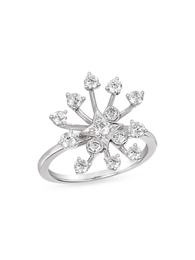 Shop Hueb Women's Luminus 18k White Gold & 0.90 Tcw Diamond Ring