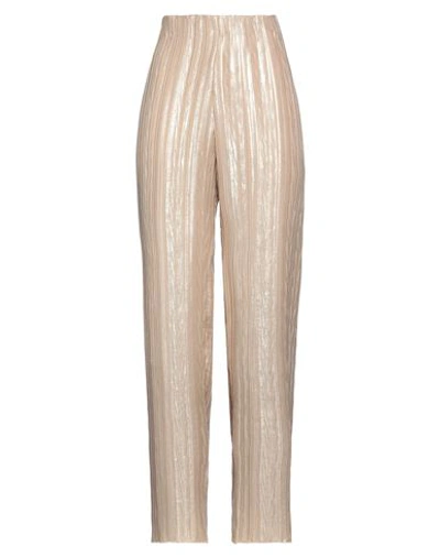 Rame Ra. Me Woman Pants Beige Size 8 Polyester In Beige