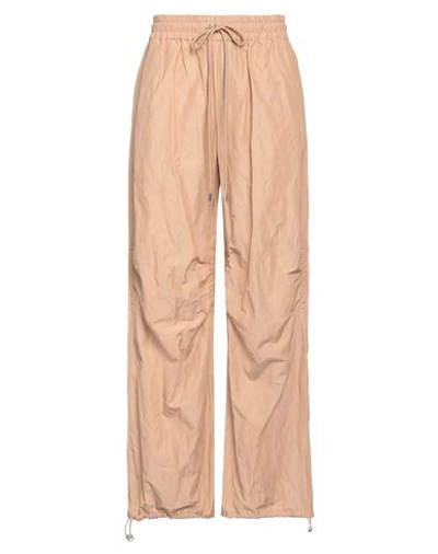 Shop A.l.c A. L.c. Woman Pants Sand Size 6 Polyamide, Cotton, Metallic Fiber In Beige