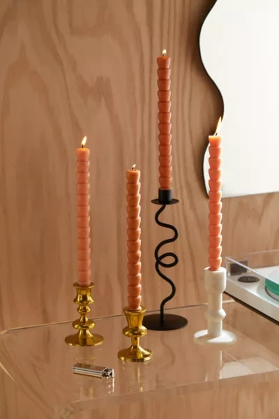 Shop Paddywax Taper Candle Set In Yellow At Urban Outfitters