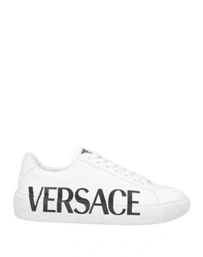 Shop Versace Man Sneakers White Size 7 Calfskin