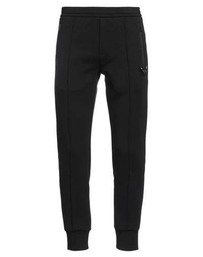Shop Emporio Armani Man Pants Black Size M Cotton, Polyester, Elastane