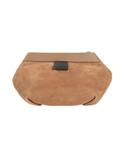 Shop Brunello Cucinelli Woman Handbag Camel Size - Soft Leather In Beige