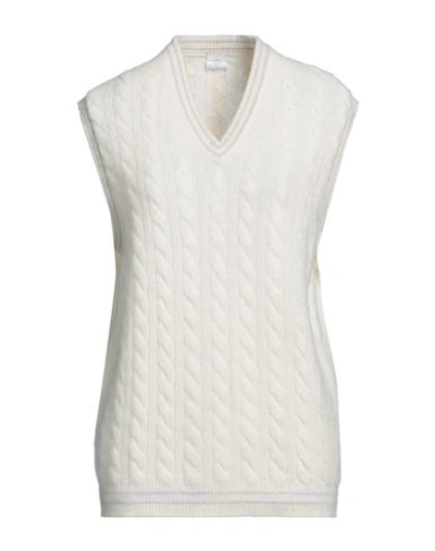 Shop Eleventy Woman Sweater Ivory Size M Wool, Cashmere In White